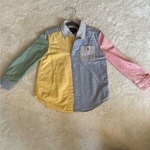 Polo by Ralph Lauren Kids Color-block Button Down Shirt